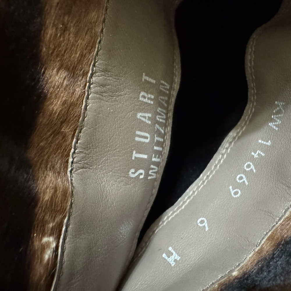 Stuart Weitzman Taupe Over the Knee Boots - Picture 8 of 10